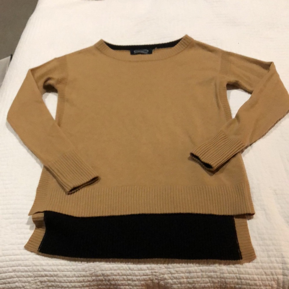 Camel cashmere Magaschoni sweater high low